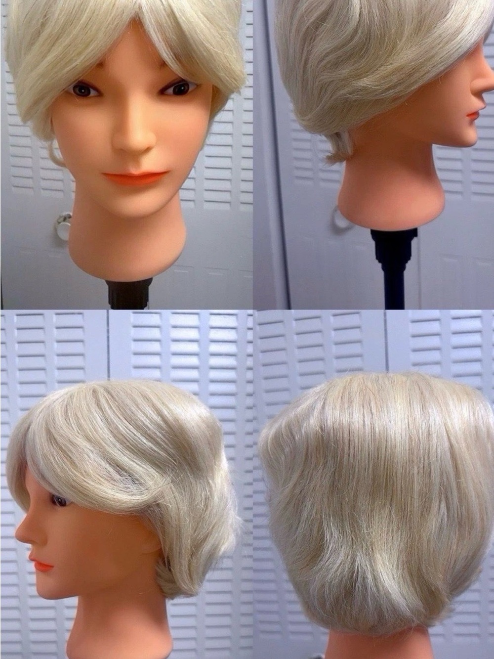 Short Blonde  Wig - Classic Layered Pixie